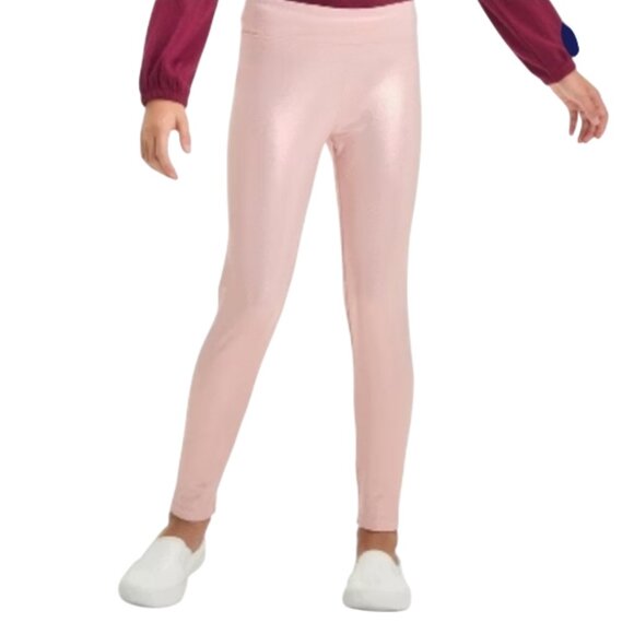 Girl's  Metallic Leggings - Cat & Jack - Size: 8 Medium - Picture 3 of 7